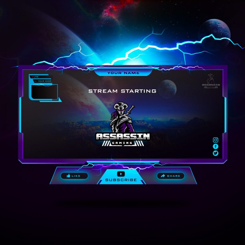 Twitch Overlay Design