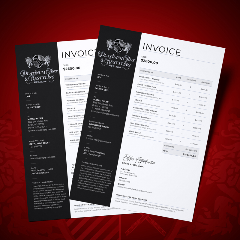 Invoice Design