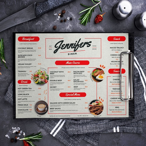 Menu Design