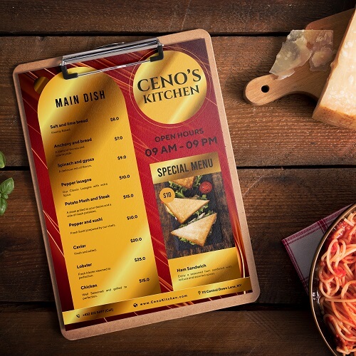 Menu Design