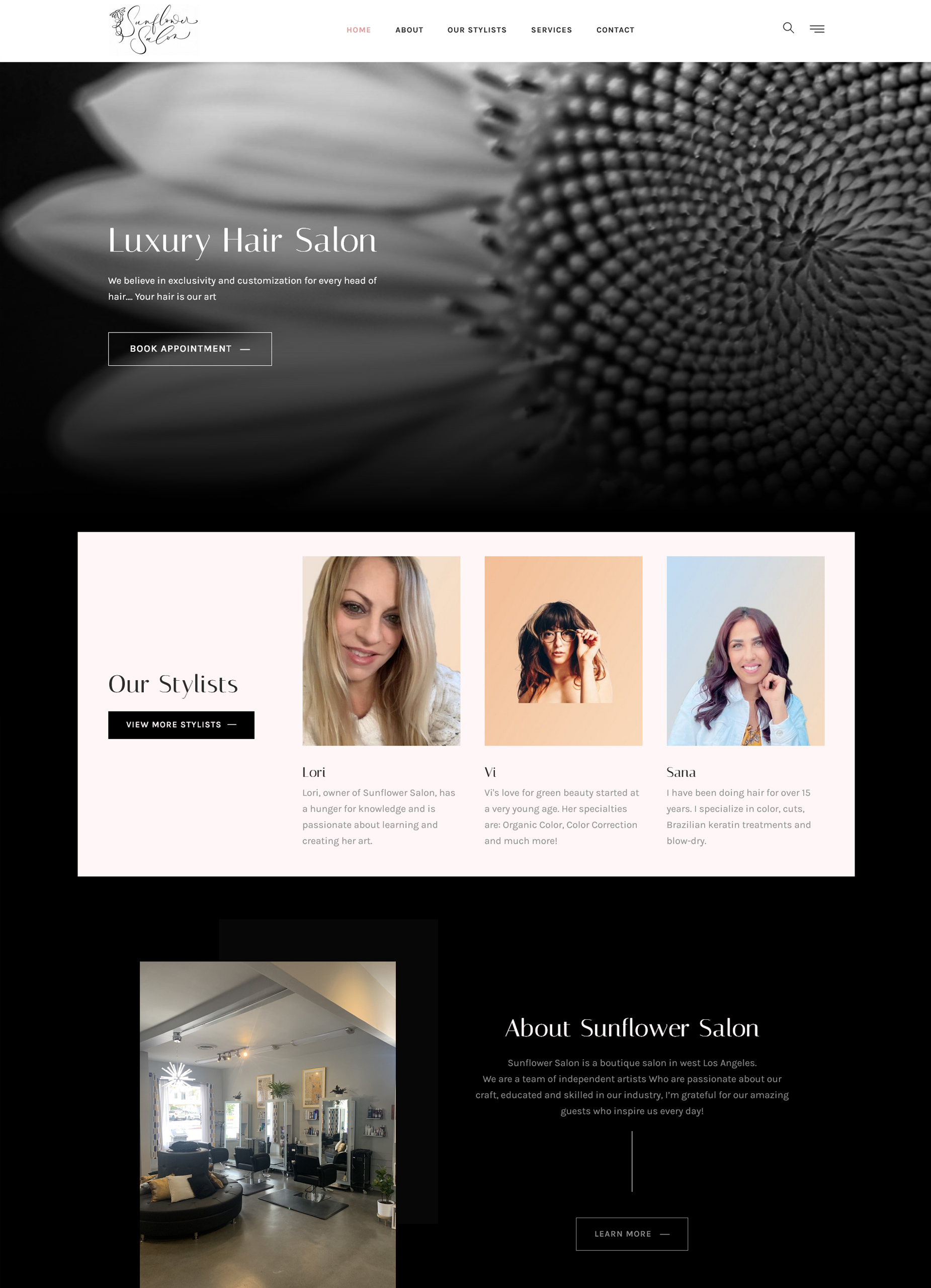 sunflowersalonla.com