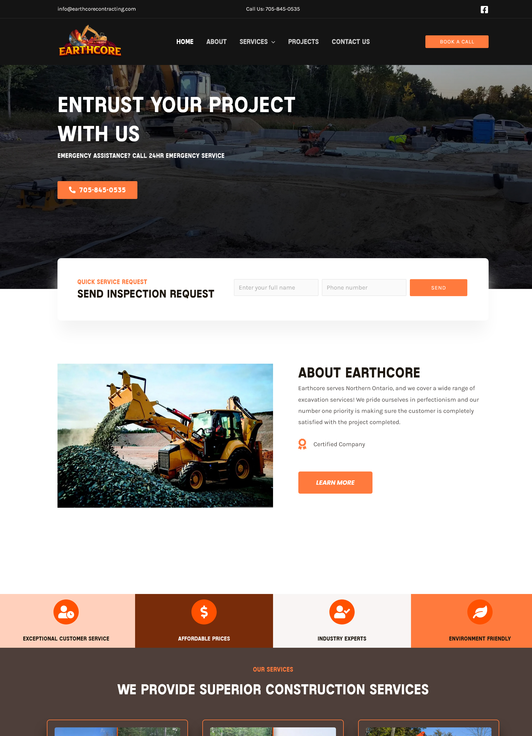 earthcorecontracting.com