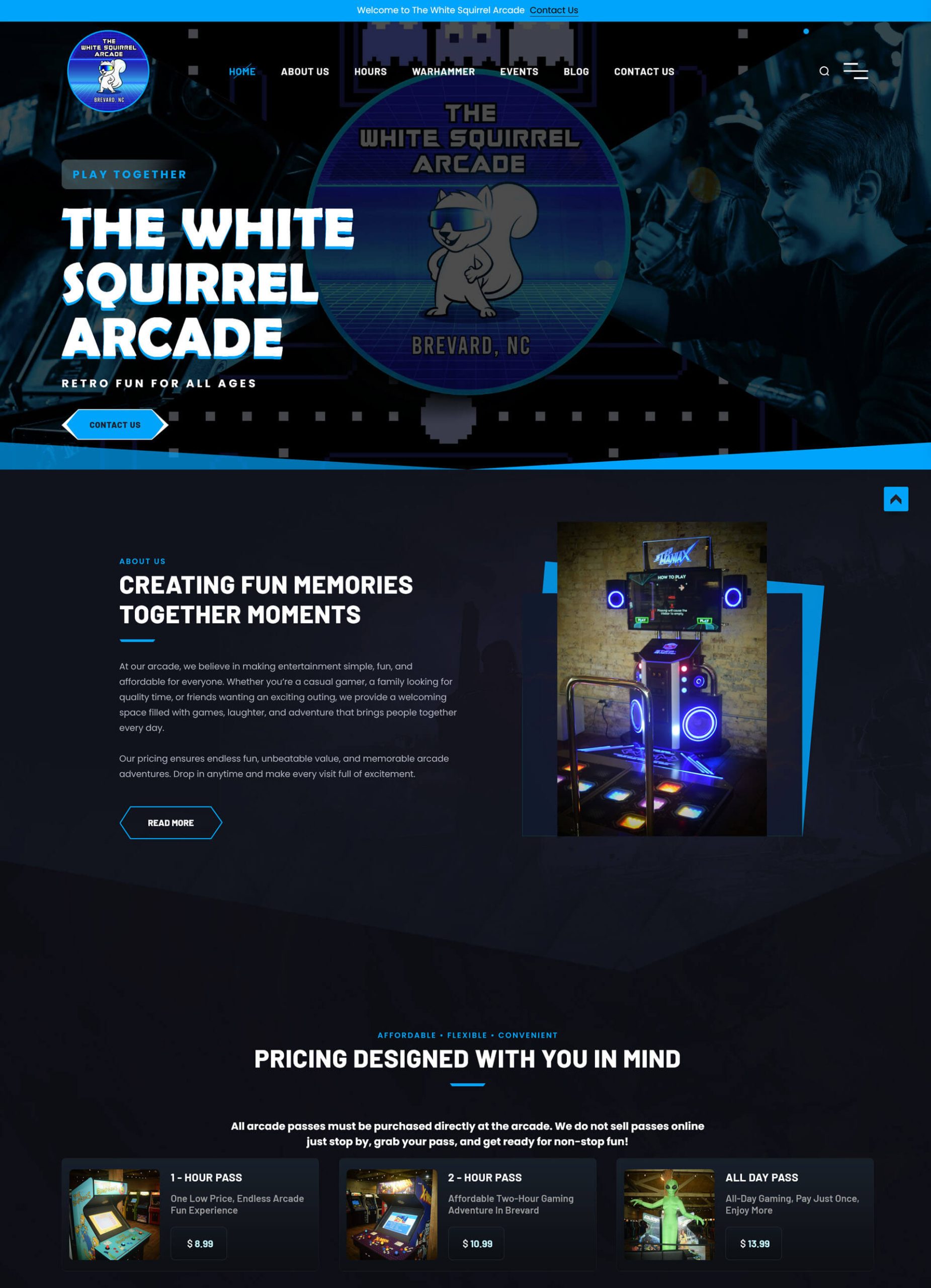 whitesquirrelarcade.com